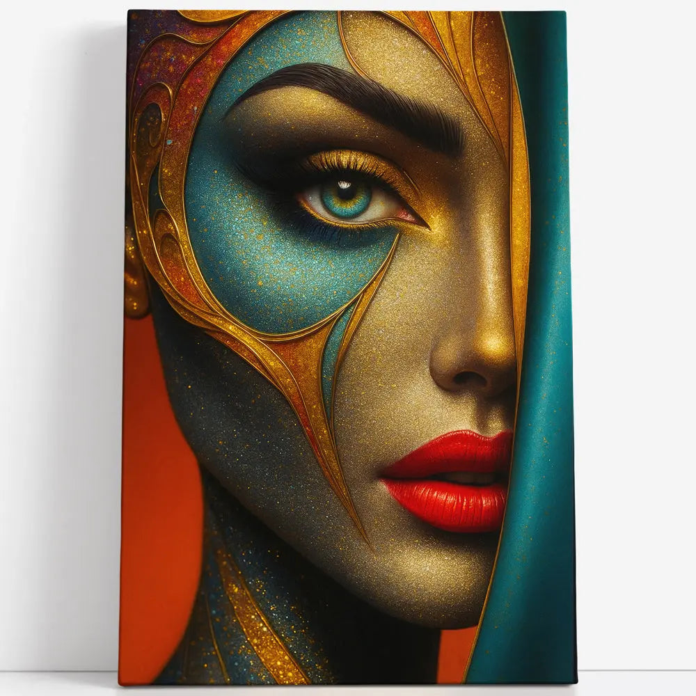 Tableau portrait femme moderne