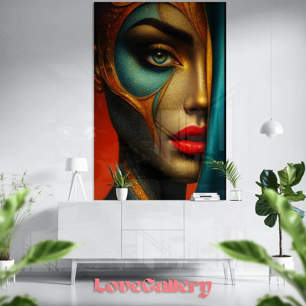 Tableau portrait femme moderne