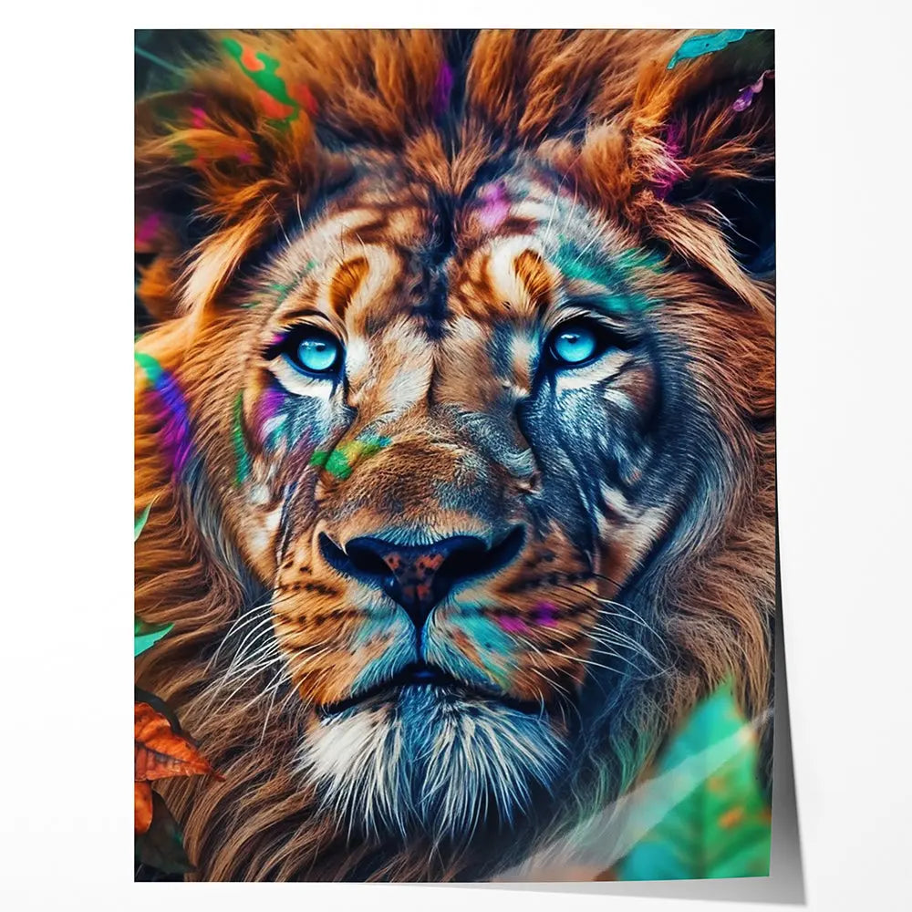 Tableau tête de lion Love-Gallery