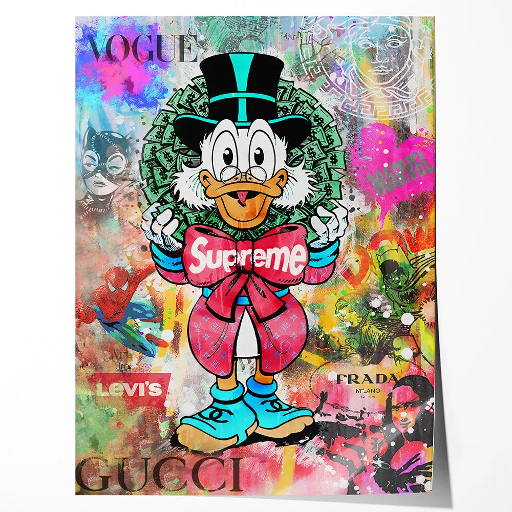 Tableau pop art picsou