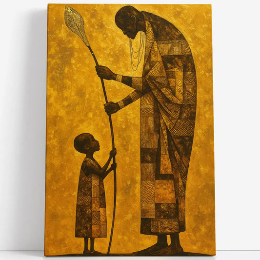 Tableau art tribal tradition Love-Gallery