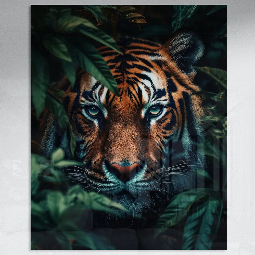 Tableau tigre jungle tropicale Love-Gallery