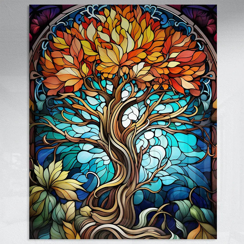 Tableau arbre de vie couleur