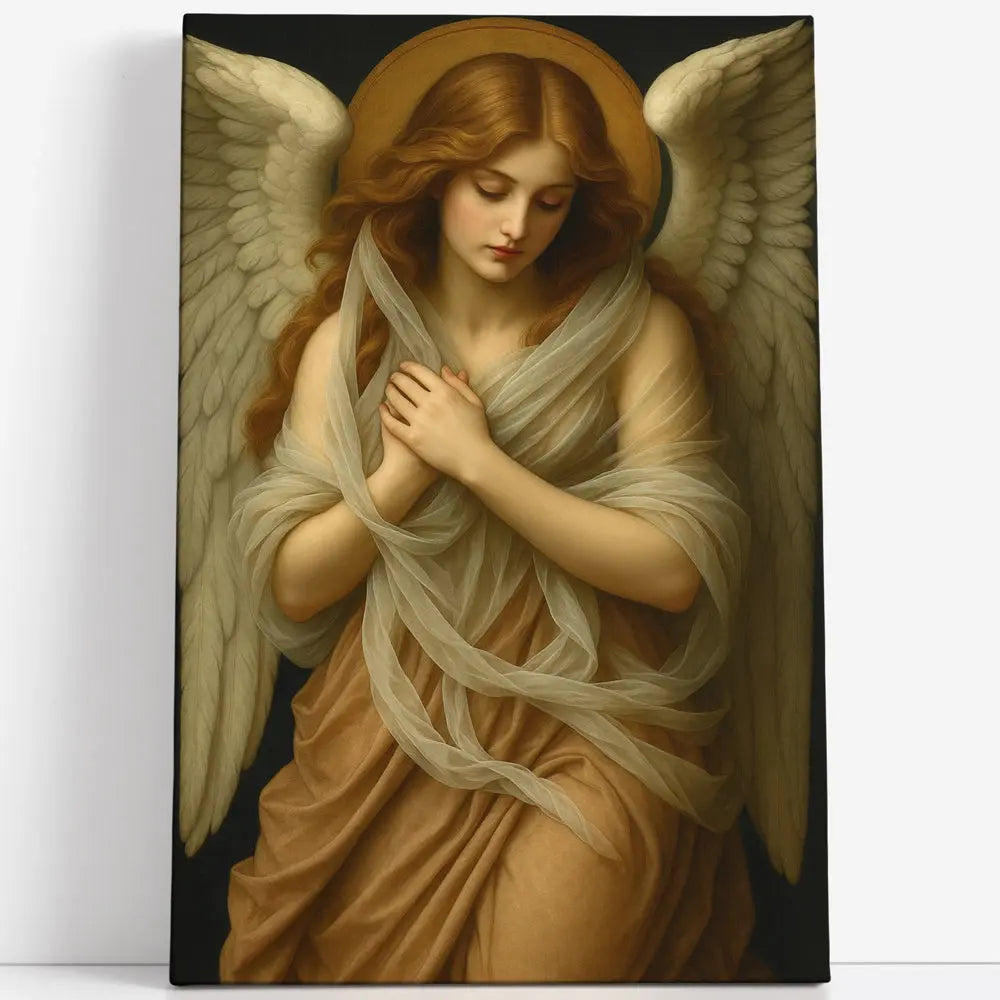 Tableau ange lumière du recueillement Love-Gallery