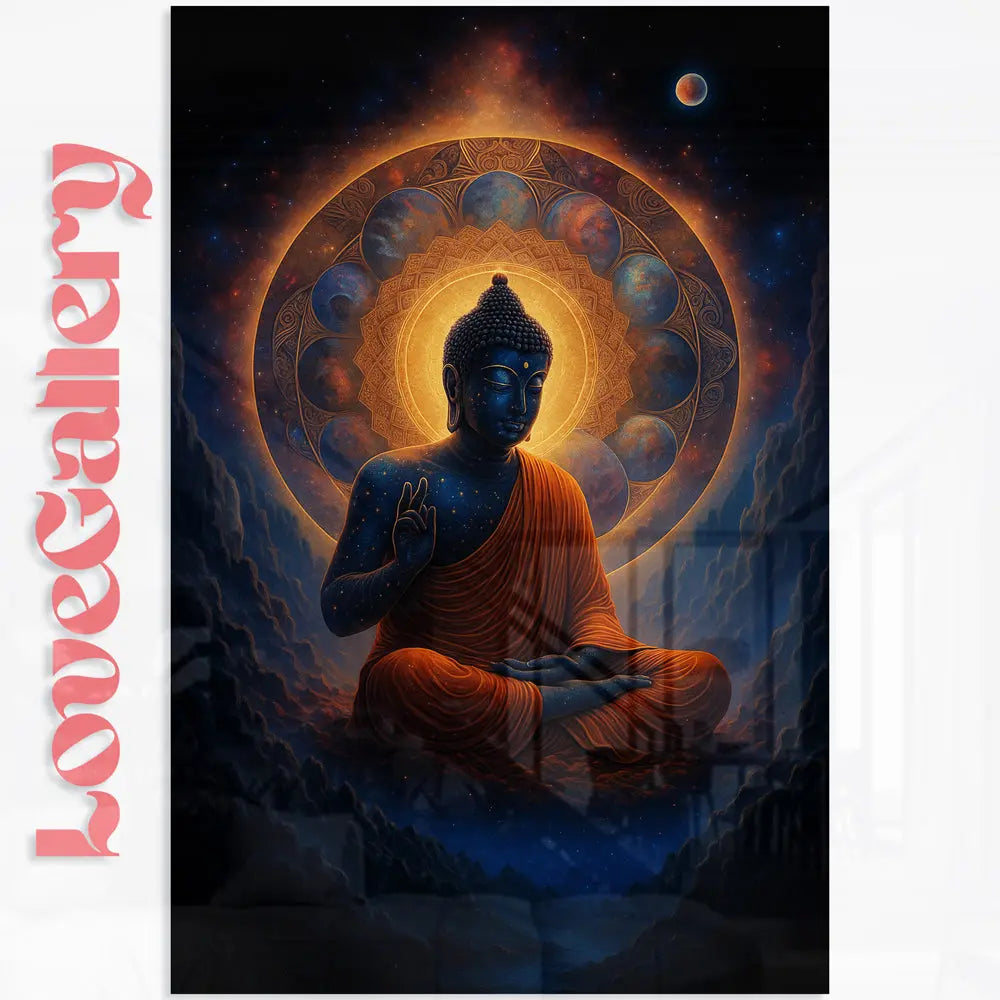 Tableau Éveil Bouddha dans l’Univers Love-Gallery