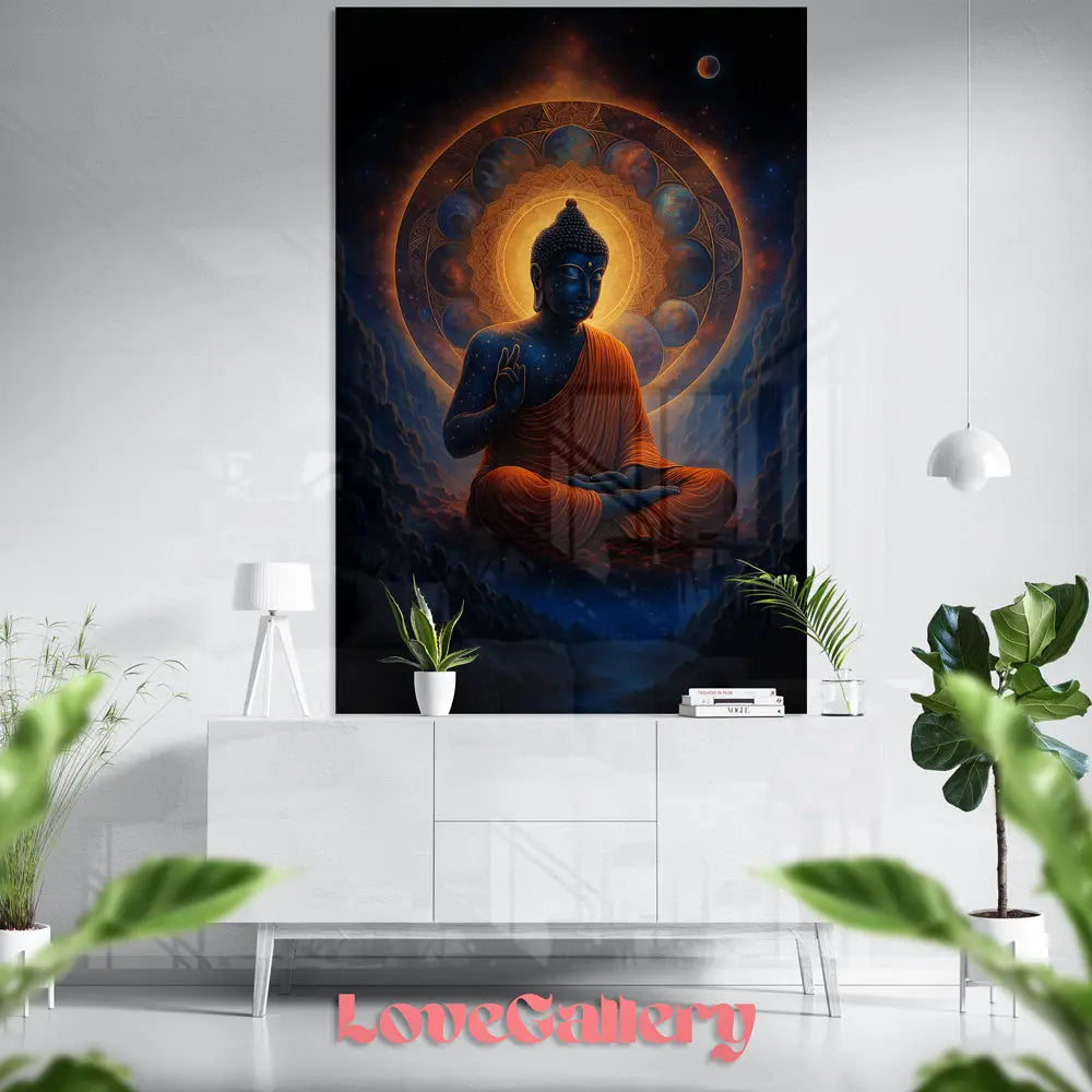 Tableau Éveil Bouddha dans l’Univers Love-Gallery