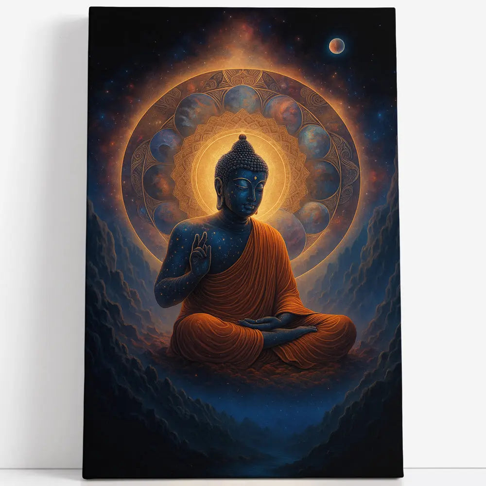 Tableau Éveil Bouddha dans l’Univers Love-Gallery