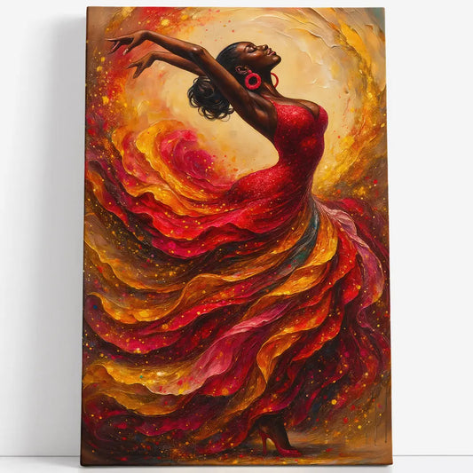 Tableau danseuse africaine flamenco Love-Gallery