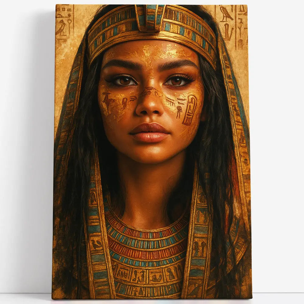 Tableau reine égyptienne noire Love-Gallery