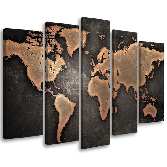 Tableau carte monde xxl Love-Gallery