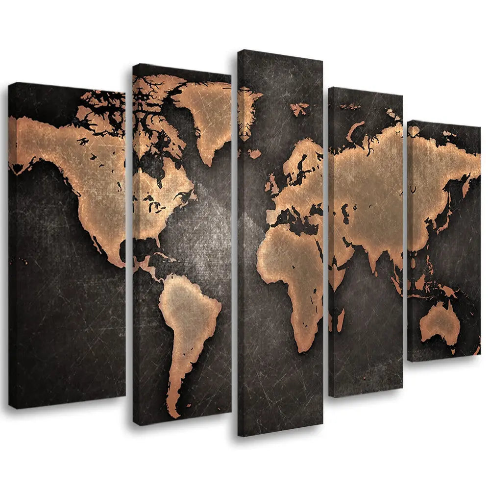 Tableau carte monde xxl Love-Gallery