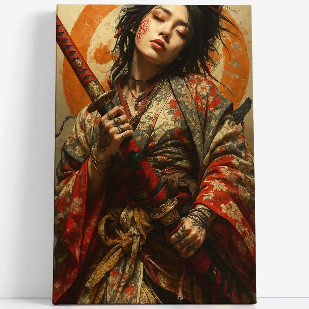 Tableau samourai japonaise Love-Gallery