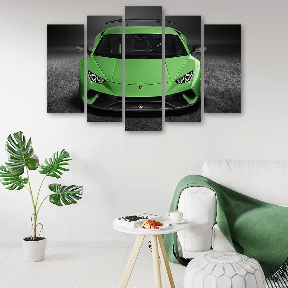Tableau lamborghini huracan performante verte Love-Gallery
