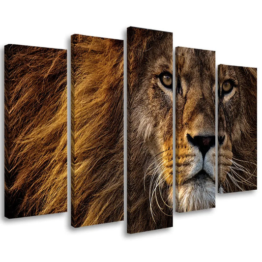 Tableau tête de lion grand format Love-Gallery