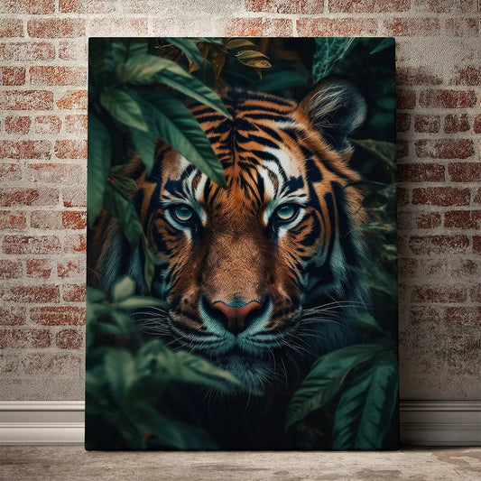 Tableau tigre jungle tropicale Love-Gallery